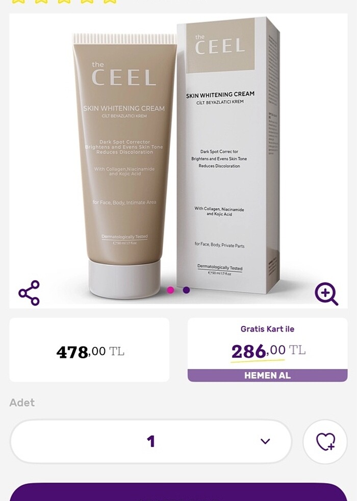 Cilt beyazlarını krem - Görsel 3