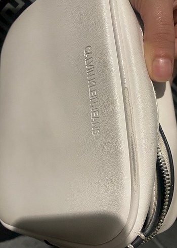 Beden beyaz Renk Calvin Klein Kadın Gri Çapraz Çanta