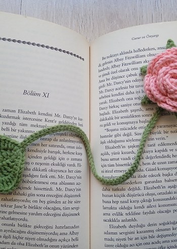 Örgü Çanta Süsü ve Kitap Ayracı - Görsel 6