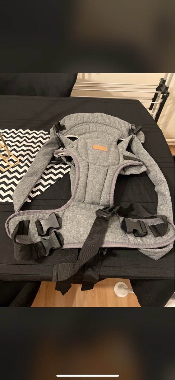 Gri Bebek Taşıyıcı Kanguru - Görsel 2