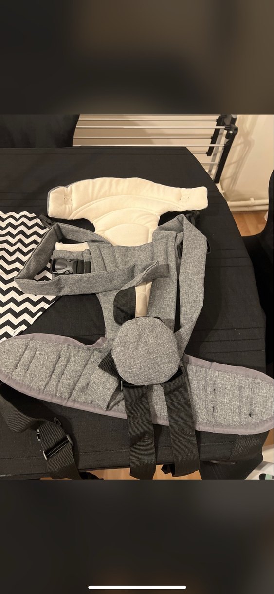 Gri Bebek Taşıyıcı Kanguru - Görsel 3