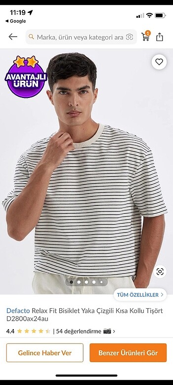 DeFacto likralı t-shirt yeni sezon