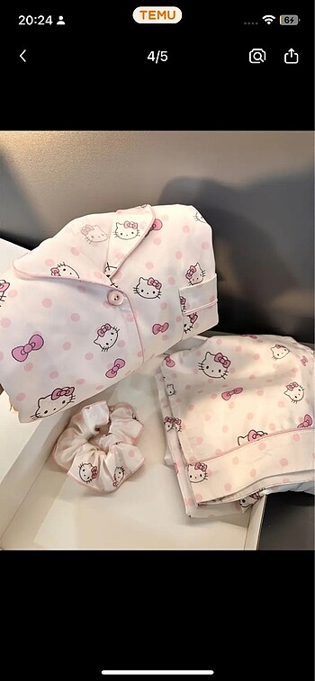 Diğer Hello kittyli pembe pijama takımı