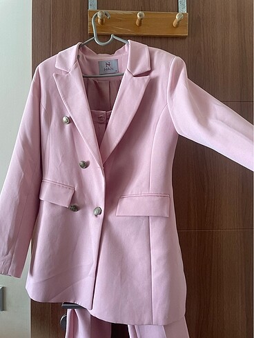 Diğer Pembe Blazer takım