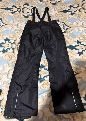 Kemerli Siyah Kayak Pantolonu - Görsel 2