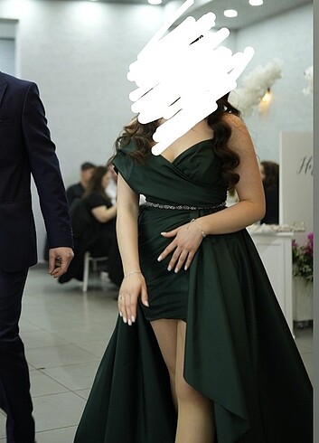 Nişan Elbisesi Zümrüt Rengi