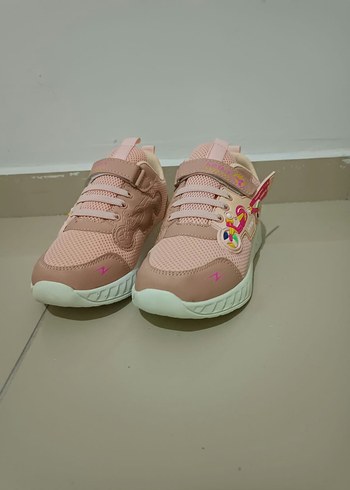 Diğer Kız Çocuk Pembe Renkli Spor Ayakkabı Velcro