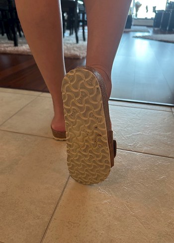 Birkenstock Birkenstock Kahverengi Tokalı TerlikTÜRKİYEDE YOK ALMANYADAN