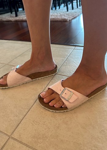 38 Beden Birkenstock Pembe Süet Kadın Terlik