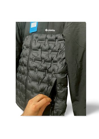 Columbia Siyah Fermuarlı Erkek Mont - Görsel 3