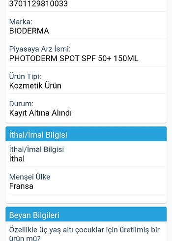 Beden Renk Bioderma Photoderm Spot SPF 50 Güneş Kremi 150 ml