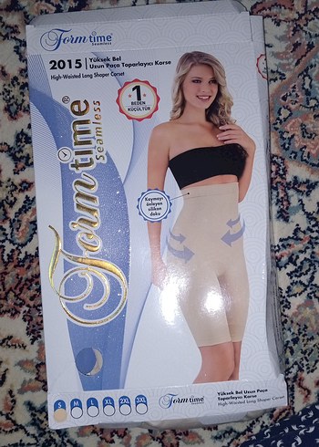 Formtime Yüksek Bel Mini Korse Camel