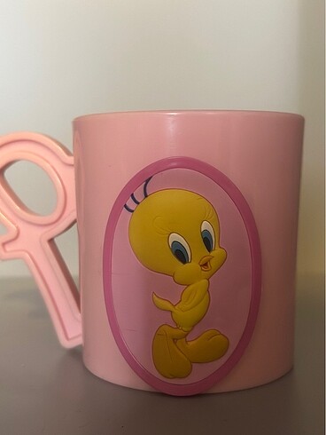 Kabartmalı iki yüzlü tweety kupa
