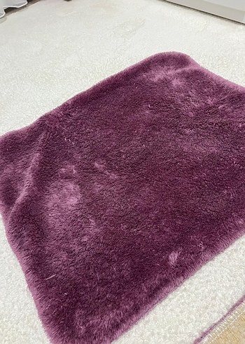 Mor Yumuşak Banyo Paspası Seti - Görsel 4