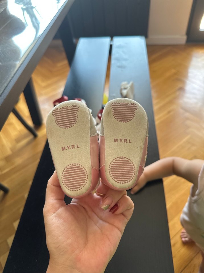 Kız bebek Mayoral  Pembe Cırtlı Spor Ayakkabı - Görsel 3