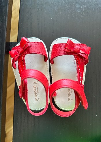 Mayoral kırmızı bebek sandalet - Görsel 2