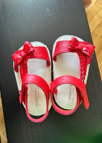 Mayoral kırmızı bebek sandalet - Görsel 3