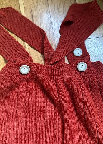 Kiremit Triko Askılı Erkek Çocuk Salopet - Görsel 2