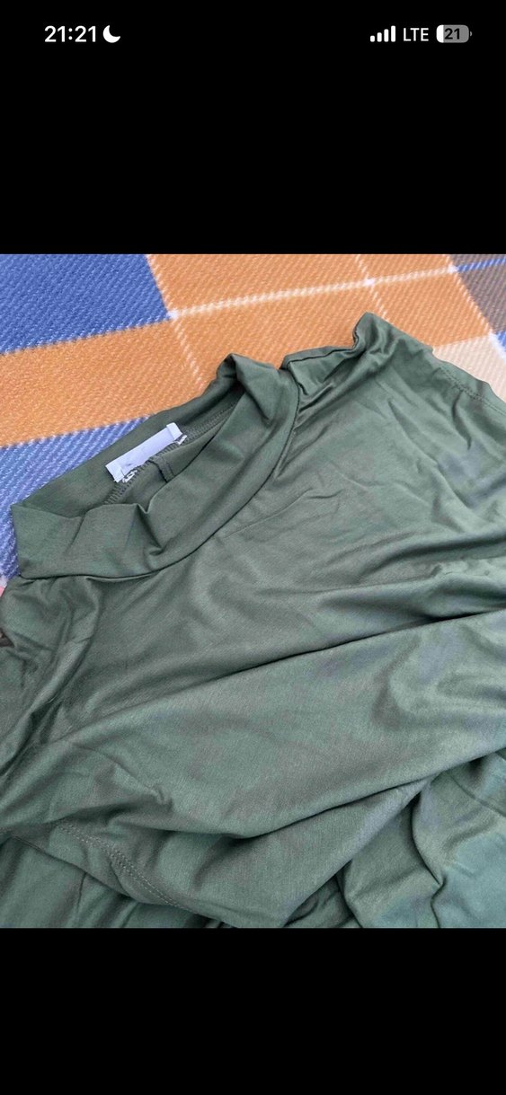 Kahverengi Kemerli Uzun Bohem Elbise - Görsel 2