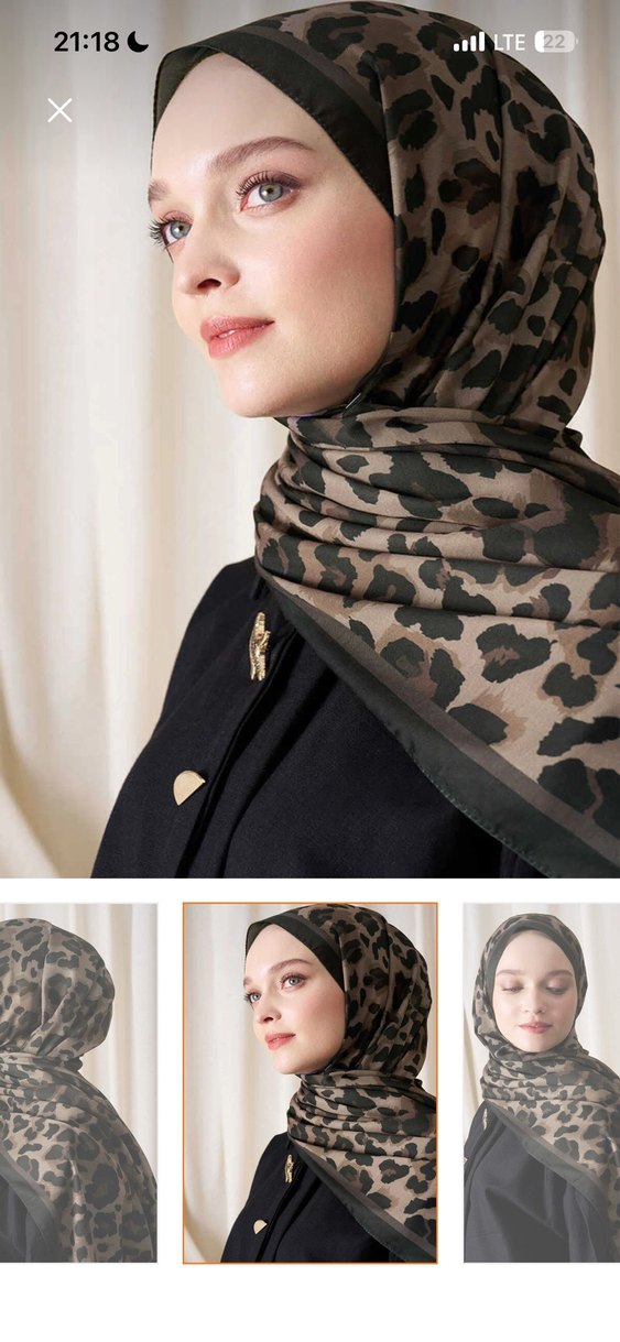 Gri Desenli Kadın Şal - Görsel 3