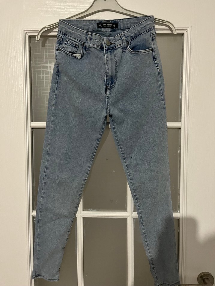 Kadın Mavi Midi Boy Denim Jean - Görsel 2