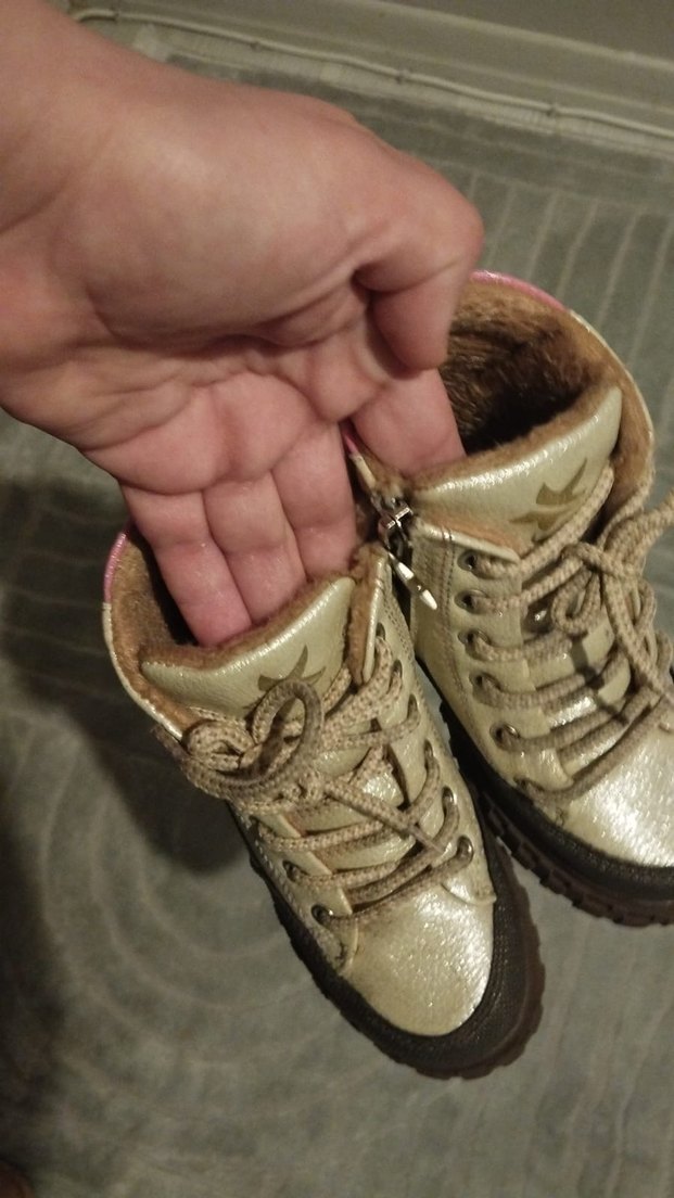 Bej Bağcıklı Kız Çocuk Kauçuk Bot - Görsel 2