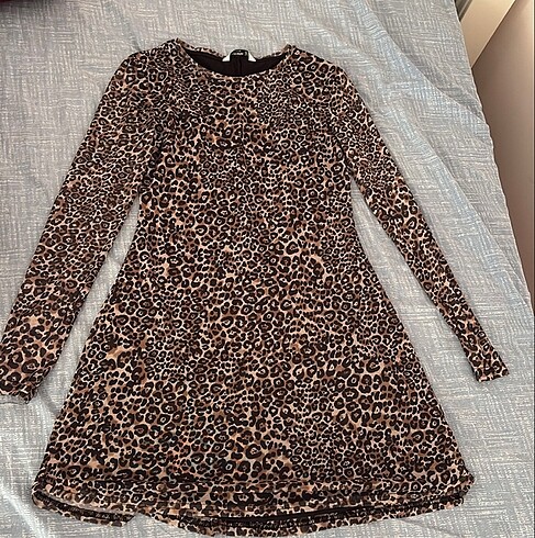 Stradivarius Leopar elbise