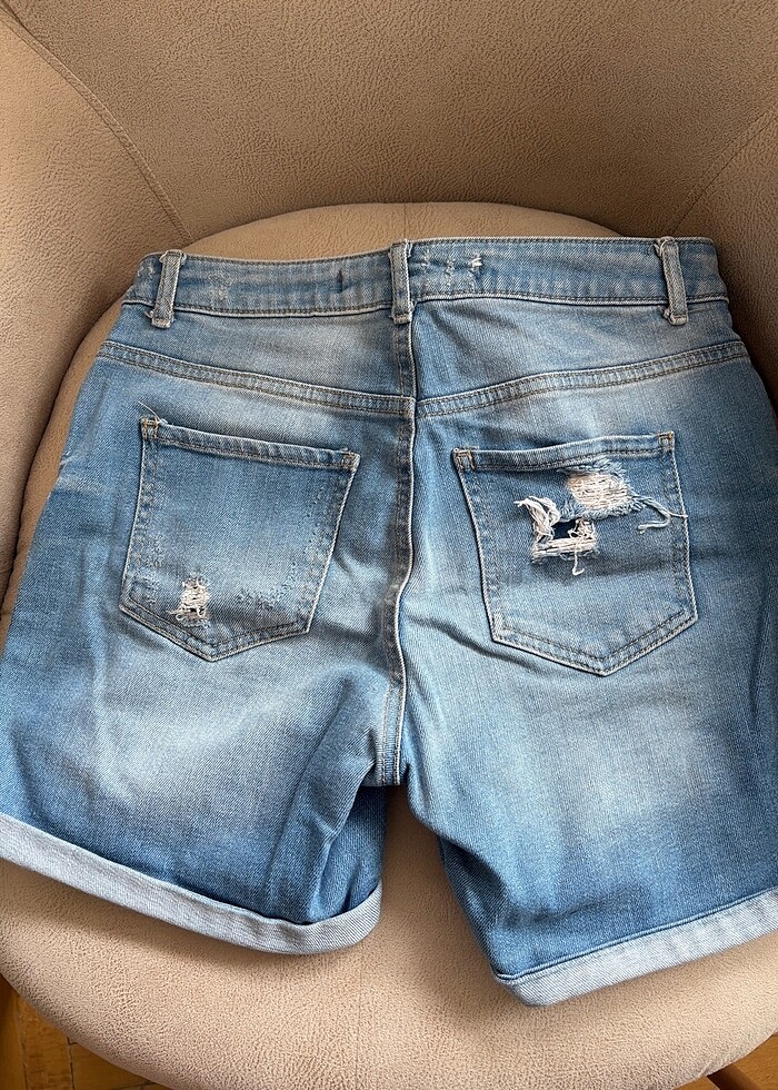 Jean şort - Görsel 2