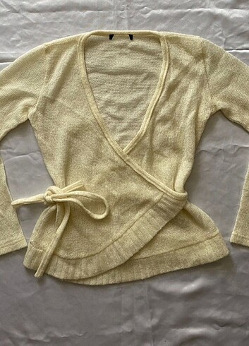 American Vintage Coquette dolette kruvaze triko hırka