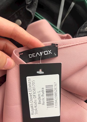 l Beden Pudra Straplez Kemerli Mini Kalem Elbise
