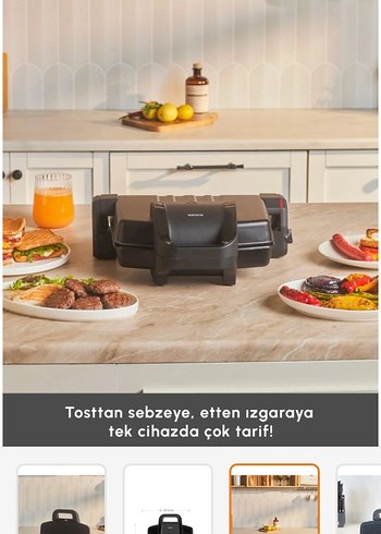 Siyah Tost Makinesi 37,5x31x13,5 cm - Görsel 4