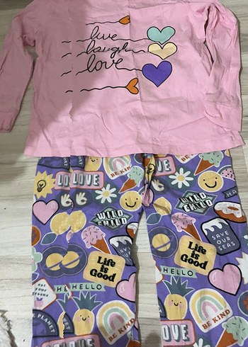 Kız Çocuk Uzun Kollu Pijama Takımı - Görsel 2