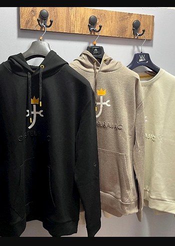 Siyah Kapüşonlu CastelBajac Sweatshirt - Görsel 5