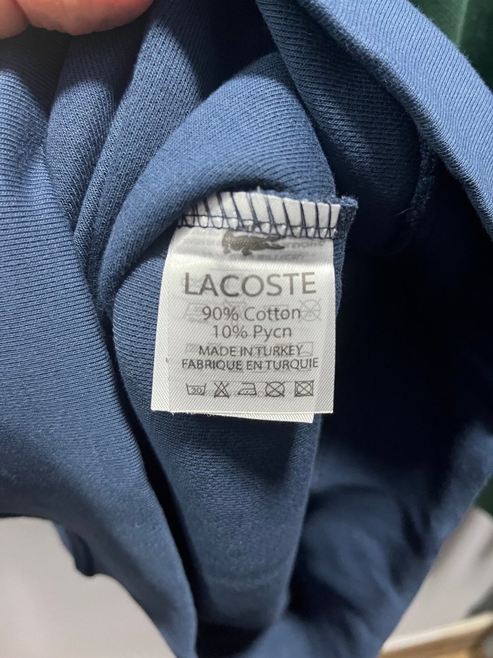 Lacoste Mavi Fermuarlı Erkek Sweatshirt - Görsel 4