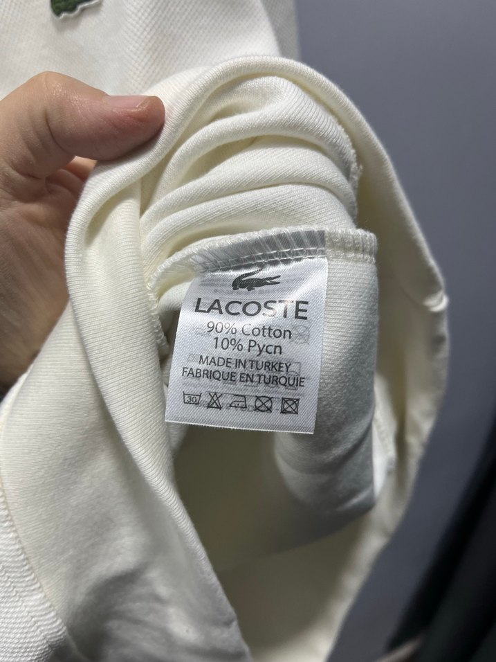 Beyaz Yarım Fermuarlı Erkek Sweatshirt - Görsel 4