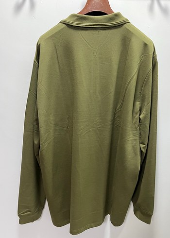 Uzun Kollu Yarım Fermuarlı Erkek Polo Yaka Tişört - Görsel 4