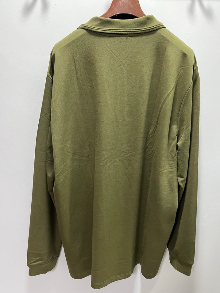 Uzun Kollu Yarım Fermuarlı Erkek Polo Yaka Tişört - Görsel 4