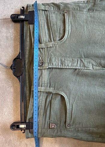 Erkek Haki Regular Fit Denim Pantolon - Görsel 2
