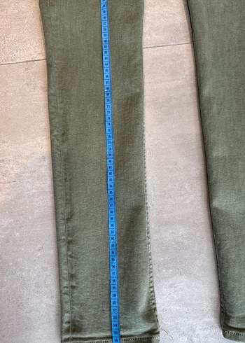 Erkek Haki Regular Fit Denim Pantolon - Görsel 3