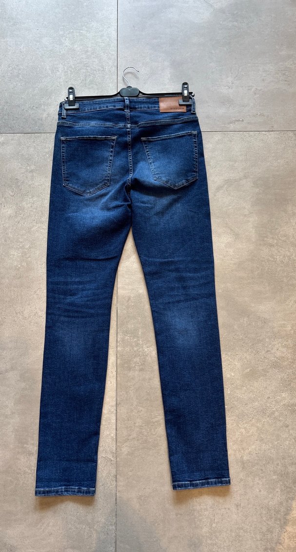 Erkek Mavi Regular Fit Denim Jean - Görsel 4