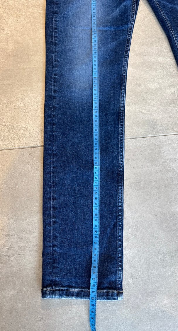 Erkek Mavi Regular Fit Denim Jean - Görsel 3