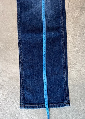 Erkek Regular Fit Lacivert Denim Pantolon - Görsel 3