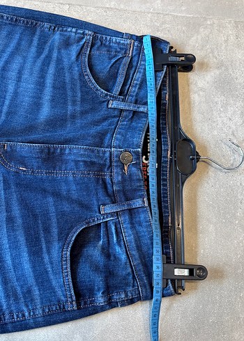 Erkek Regular Fit Lacivert Denim Pantolon - Görsel 2