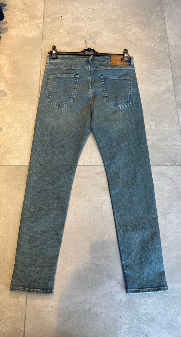 Erkek Regular Fit Mavi Denim Pantolon - Görsel 4