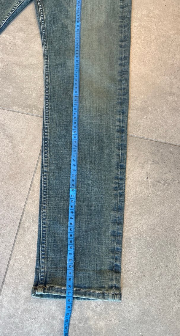 Erkek Regular Fit Mavi Denim Pantolon - Görsel 3