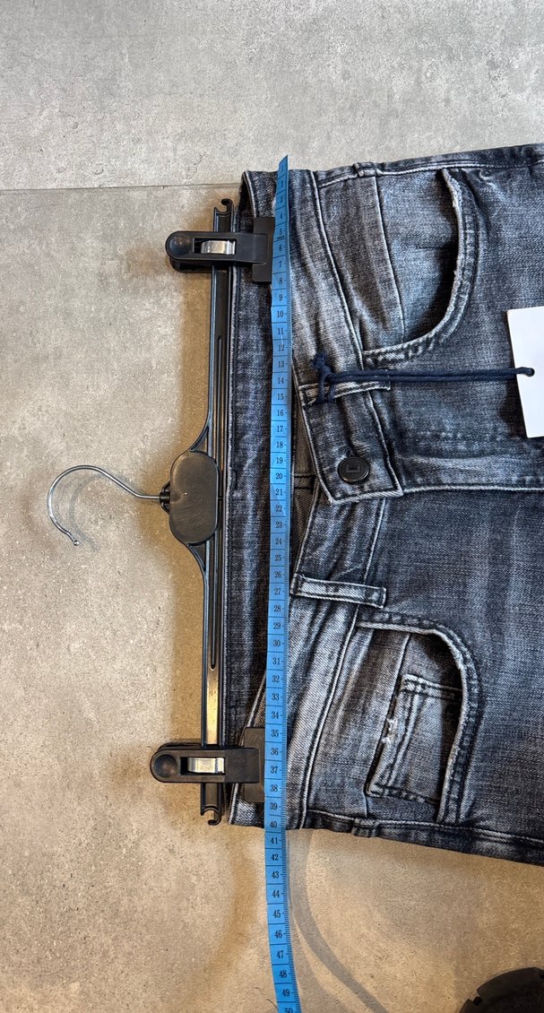 Gri Baskılı Erkek Denim Pantolon - Görsel 2