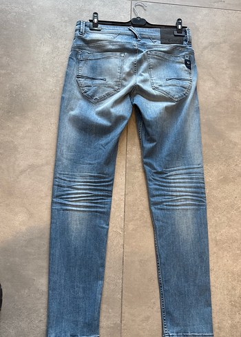 Erkek Mavi Denim Regular Fit Jean - Görsel 4