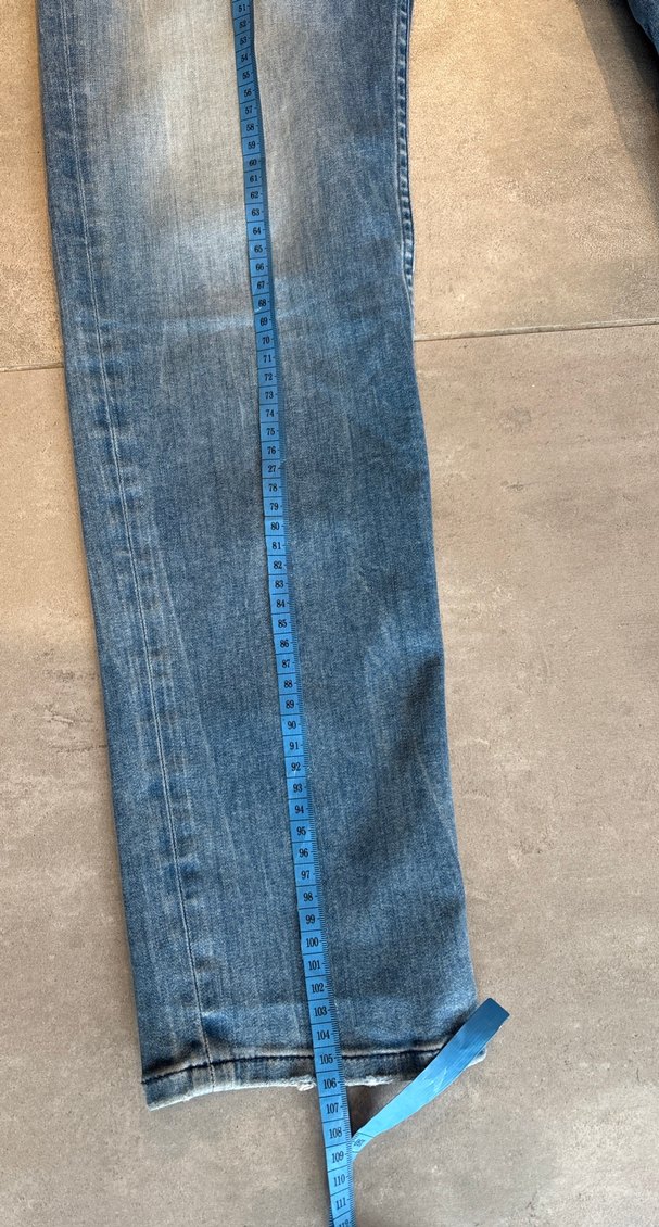 Erkek Mavi Denim Regular Fit Jean - Görsel 3