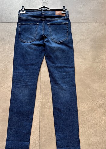 Mavi Parlak Regular Fit erkek Kot Pantolon - Görsel 4