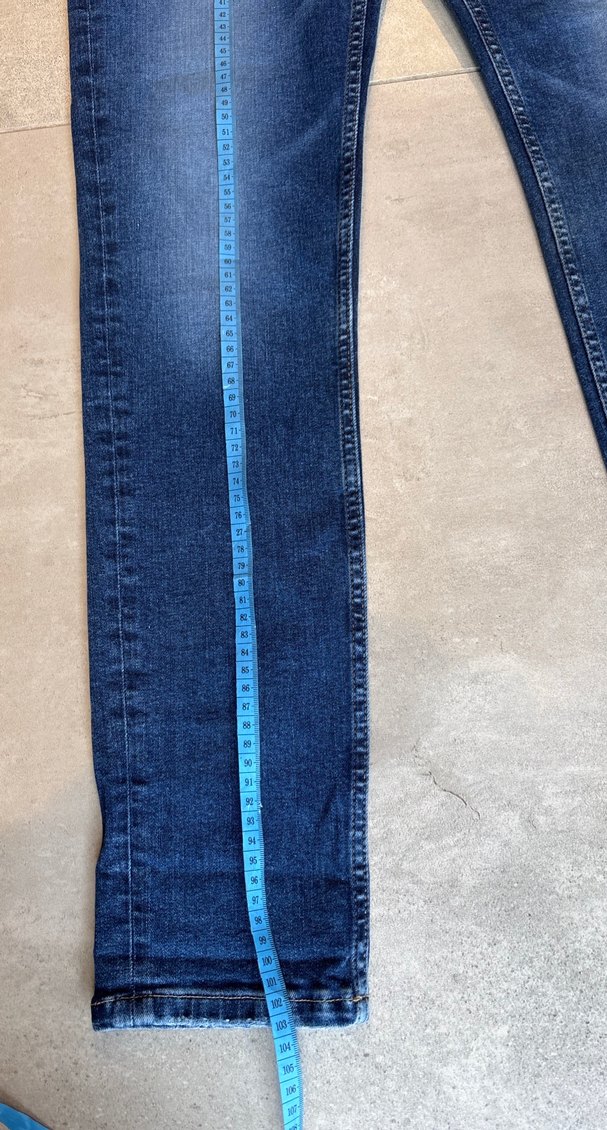 Mavi Parlak Regular Fit erkek Kot Pantolon - Görsel 3